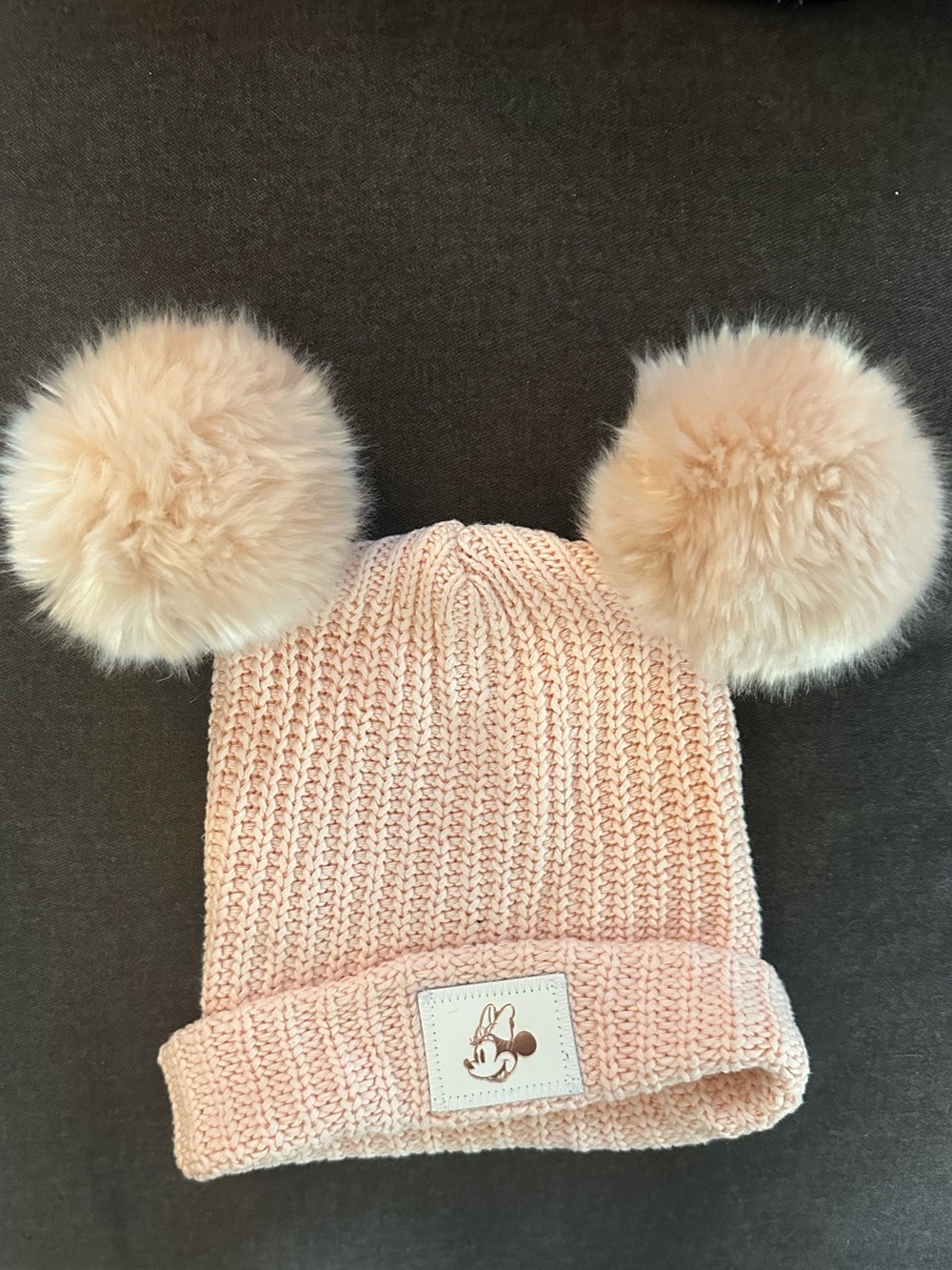 Disney Minnie Mouse X Love Your Melon Double Pom Beanie